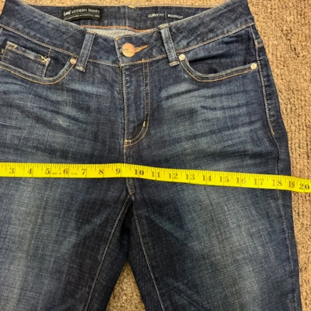 LEE JEANS MODERN SERIES CURVY FIT BOOT CUT SIZE 6 M - Picture 11 of 12